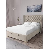 Very Home Franklin Velvet Lift Up Ottoman Bed With Mattress Options (Buy & Save!)