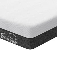 Memory Foam Mattress, Soft Fabric, Skin-friendly Mattress, Breathable Cover, 2 Layer for More Supportive 4FT6 Double (135x190x30cm)