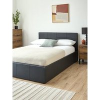 Very Home Marston Faux Leather Side Lift Up Storage Ottoman Bed With Mattress Options (Buy And Save!)