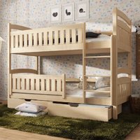 Ipswich Wooden Bunk Bed With Bonnell Mattress In Pine