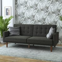 Weiser Fabric Sofa Bed With Oak Legs In Grey