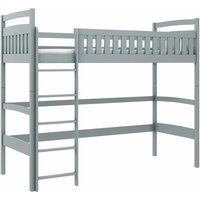 Merritt Wooden Bunk Bed Without Mattress And Ladders In Grey