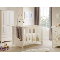 Julian Bowen Cameo Cot Bed Stone White Cot Bed