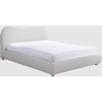 Wayne Fabric King Size Bed In Natural Weave