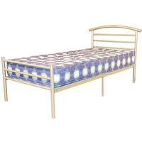 Bohemia Metal Small Double Bed In Silver
