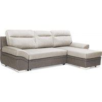 Jamestown Fabric 2 Seater Sofa Bed In Light And Dark Grey