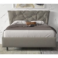Berkeley Fabric King Size Bed In Dove