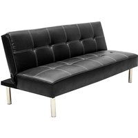 Vumba PVC Sofa Bed In Black