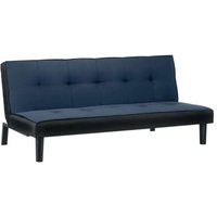 Aurorae Fabric Sofa Bed In Midnight Bed