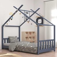 Alameda 70x140cm Wooden Children Daybed In Grey