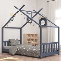Alameda 80x160cm Wooden Children Daybed In Grey