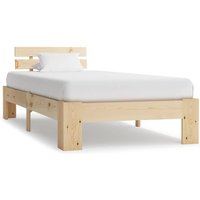 Absecon Wooden Single Bed In Natural