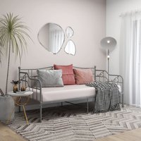 Bijan Metal Frame Single Sofa Bed In Grey