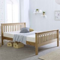 Waconia Wooden King Size Bed In Natural