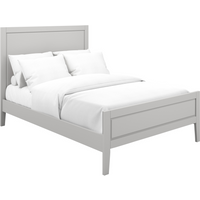 LPD Furniture Bay King Size Grey Wooden Bed