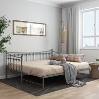 Bolesia Pull-Out Metal Frame Single Sofa Bed In Grey