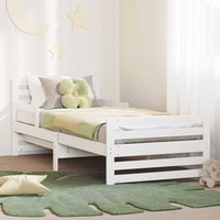 Anaheim Wooden Extendable Kids Bed In White