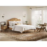 LPD Furniture Claude King Size Wooden Bed