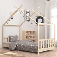 Alameda 90x200cm Wooden Children Daybed In Brown