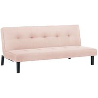 Aurorae Fabric Sofa Bed In Pink
