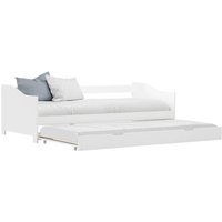 Atwater Wooden Pull Out Sofa Bed In White