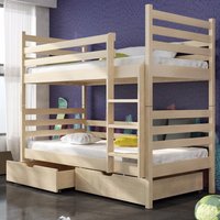 Newry Wooden Bunk Bed Without Mattress In Pine