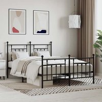 Attica Metal King Size Bed In Black