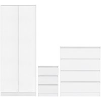 Mcgowen Wooden Bedroom Furniture Set In White