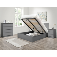 Birlea Oslo Ottoman King Size Grey Ottoman Bed