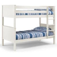 Madge Wooden Bunk Bed In Surf White