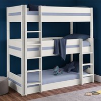 Taigi Wooden Bunk Bed In Surf White
