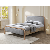 Snuggle Beds Clara Bed King Size Grey Silver Bed Frame