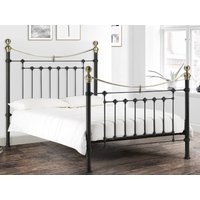 Julian Bowen Victoria Bed King Size Black Metal Bed