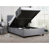 Birlea Cologne Ottoman Bed Double Grey Ottoman Bed