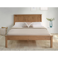 Limelight Taurus Low Footend Small Double Pine Wooden Bed