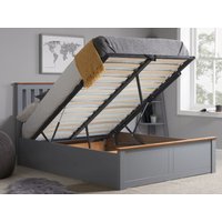 Birlea Phoenix Ottoman Stone Grey Double Ottoman Bed