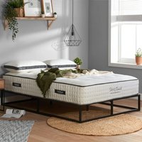 Helsinki Fabric King Size Mattress In White
