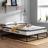 Hockley Fabric King Size Mattress In White