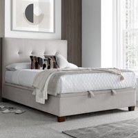 Walkworth – King Size – Fabric Ottoman Storage Bed - Clay - Fabric – 5ft – Happy Beds