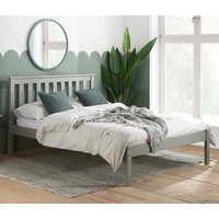 Denver - King Size - Grey - Solid Pine Wood - 5ft - Happy Beds