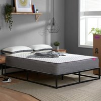 Peoria Fabric King Size Mattress In White