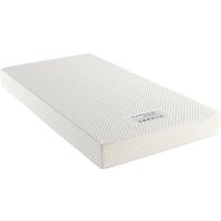 Cairo Fabric Single Mattress - White