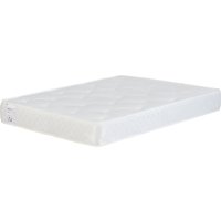 Akron Fabric King Size Mattress In Ivory