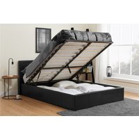 Birlea Berlin Black Ottoman Bed, Small Double