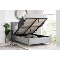 Birlea Loxley Grey Ottoman Bed, Small Double