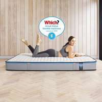 Jay-Be Benchmark S3 Memory Fibre Spring Mattress - 4ft6 Double (135 x 190 cm)