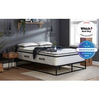 SleepSoul Space 2000 Pocket Memory Pillow Top Mattress, King Size